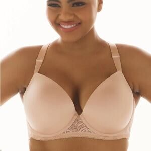 Paramour Carolina Seamless Plunge Racerback Bra in Sugar Baby
